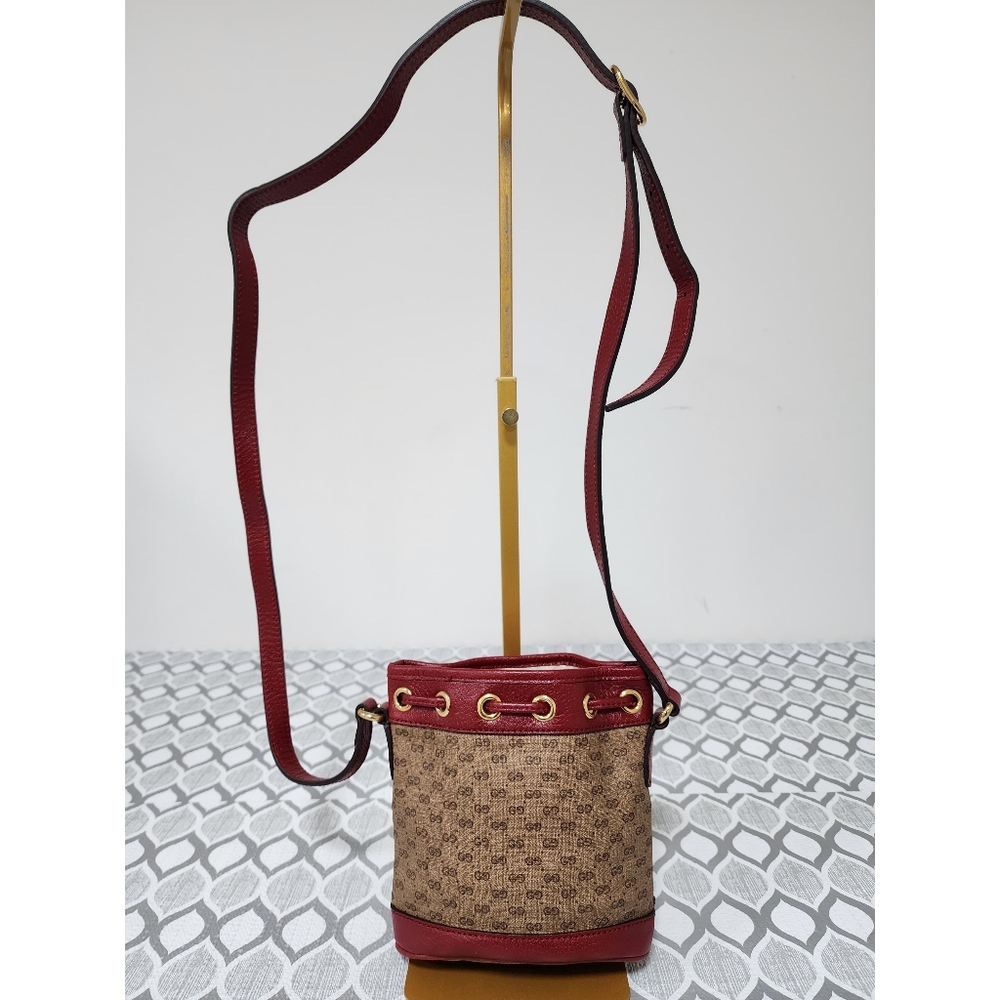 Gucci Doraemon x Gucci Coated Canvas Bucket Bag Mini - Picture 3 of 15